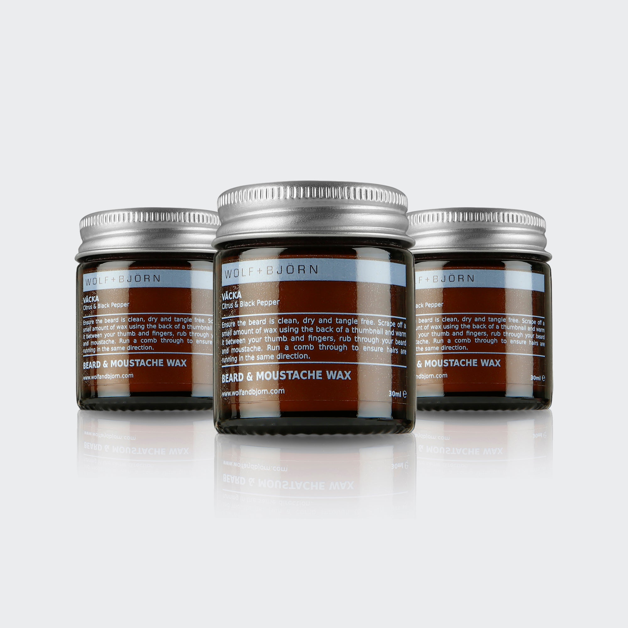 BEARD AND MOUSTACHE WAX BUNDLE